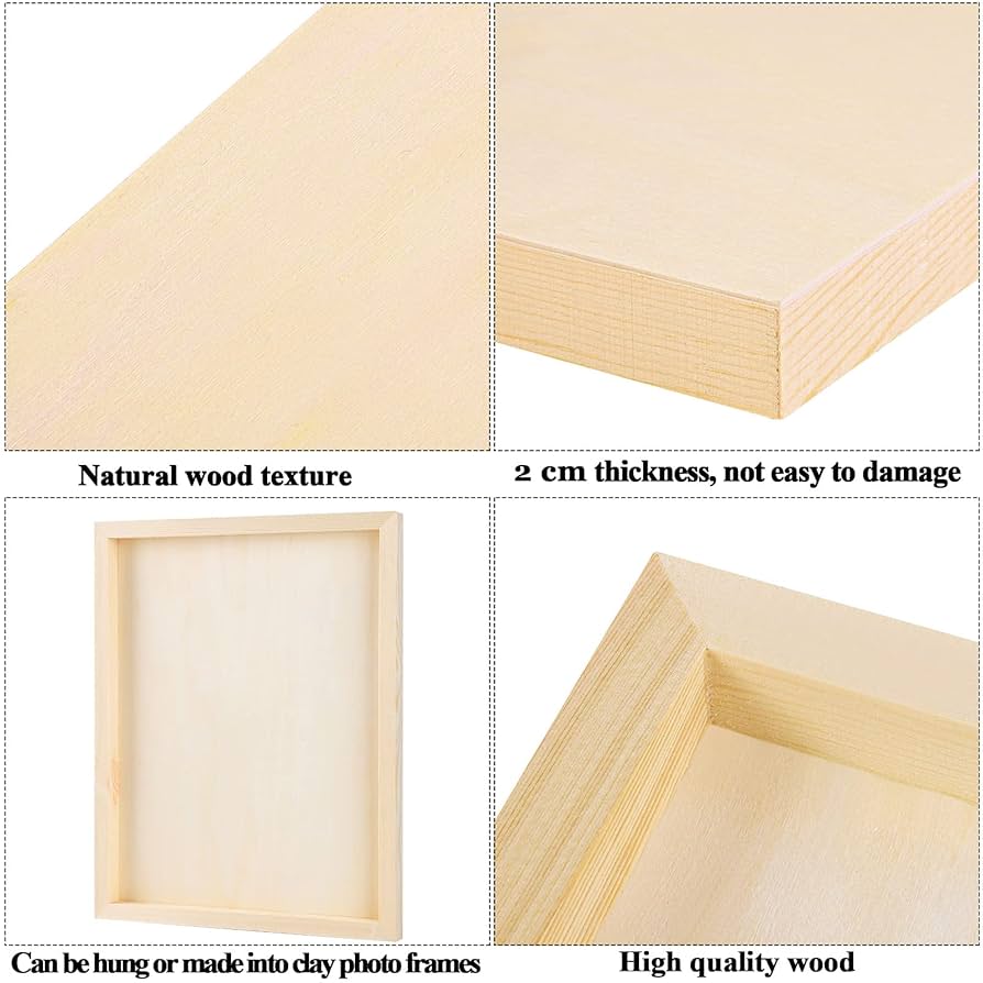 Amazon.co.jp: ADXCO 木製パネル8枚パック 11 x 14インチ 木製